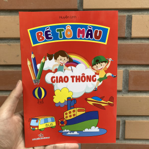 Bé tô màu mẫu giáo - Giao thông (2024-10k)